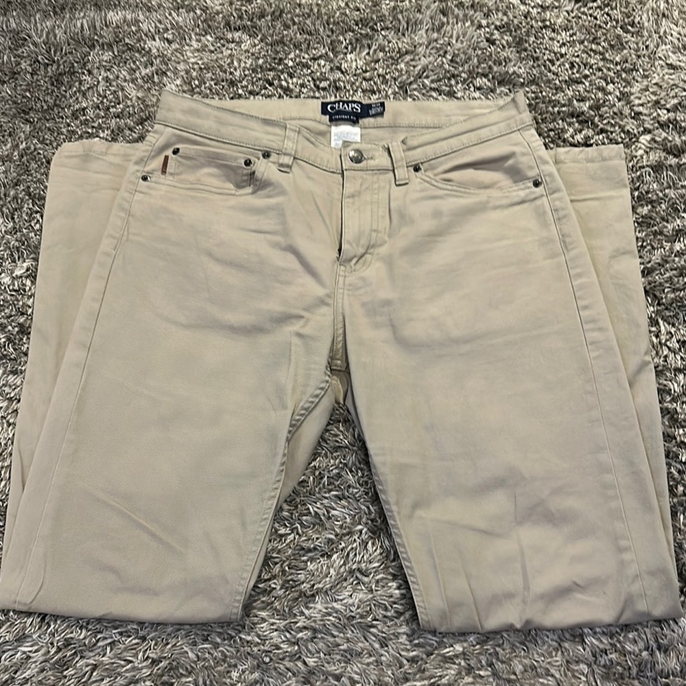 Chaps Tan Relaxed Jeans Classic Style